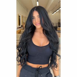 Dark Cocoa Clip in Extensions