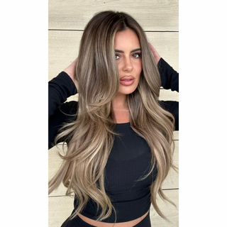 Almond Truffle Clipin Extensions