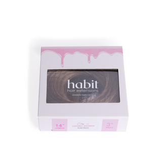 Caramel Brownie Clip in Extensions