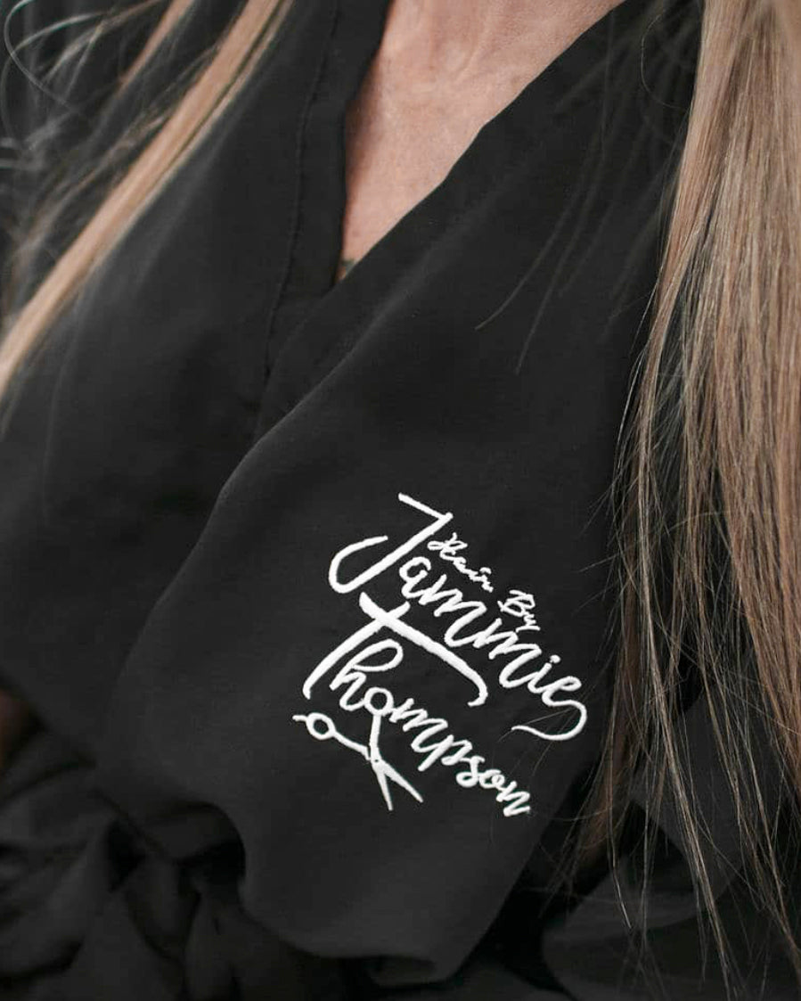 GnM Dark Brown Premium Unisex Peachskin Client Robes