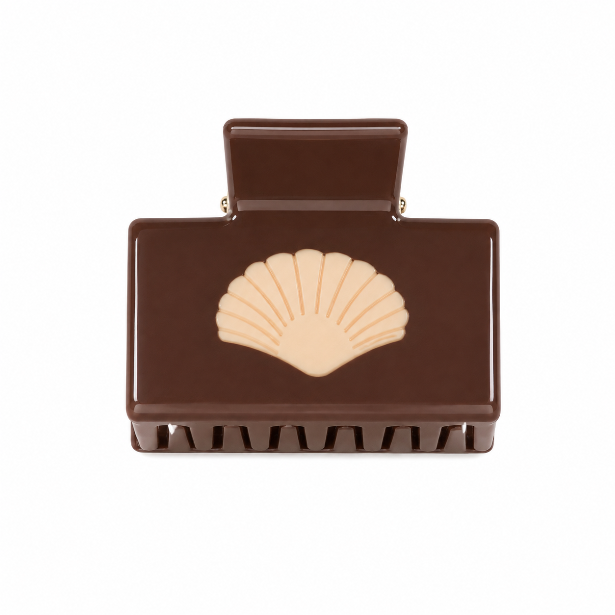 Casa Clara Pia Clip in Deep Cocoa Shell