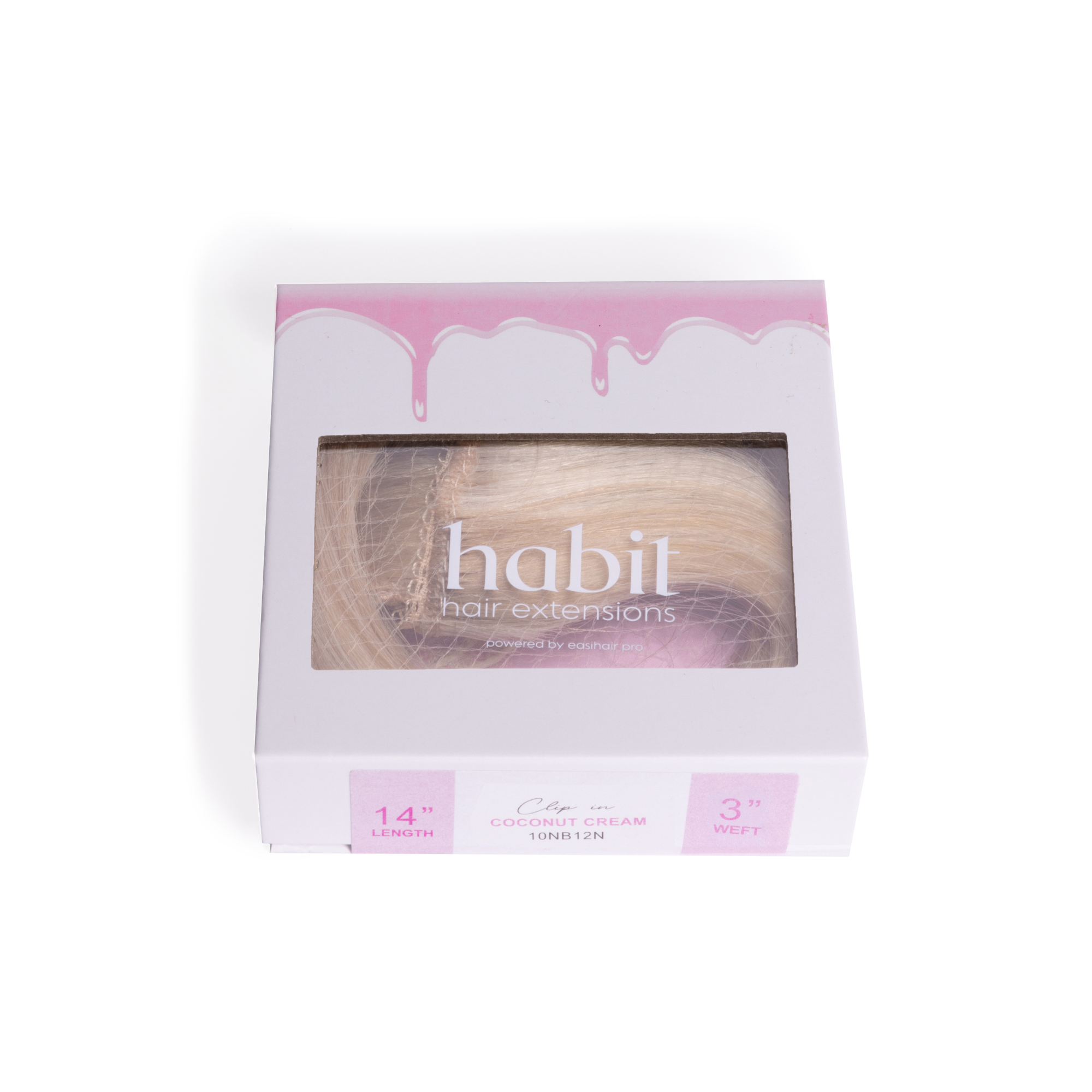 Coconut Cream Individual Clipin Extensions