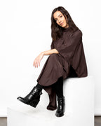 GnM Dark Brown Premium Water Proof Silkarah Cutting Cape