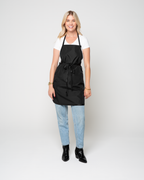 GnM Black Premium Unisex Chemical Stylist Apron