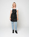 GnM Black Premium Unisex Chemical Stylist Apron
