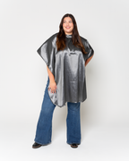 GnM Charcoal Premium Water Proof Silkarah Cutting Cape