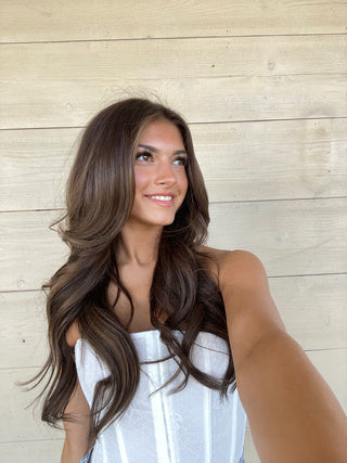 Brownie Batter Clip in Extensions