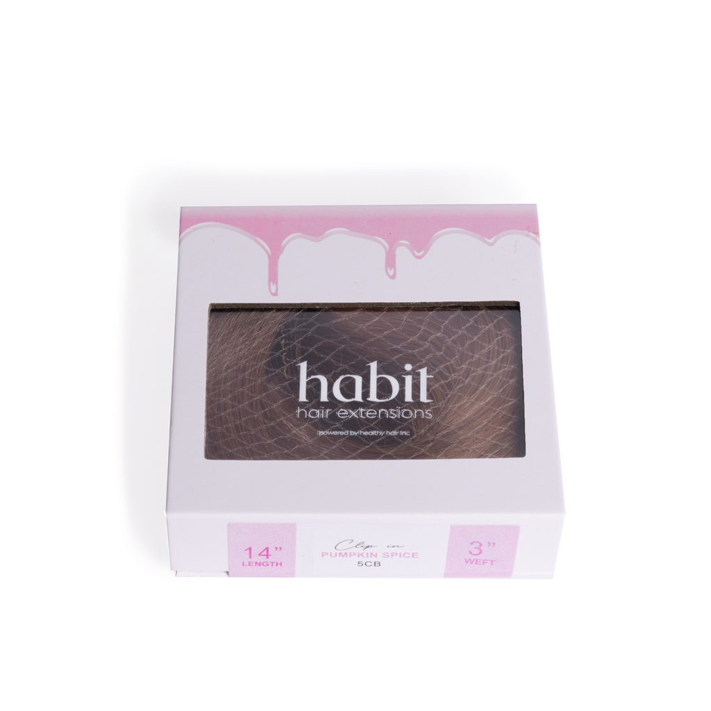 Pumpkin Spice Individual Clipin Extensions