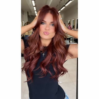 Red Velvet Clip in Extensions