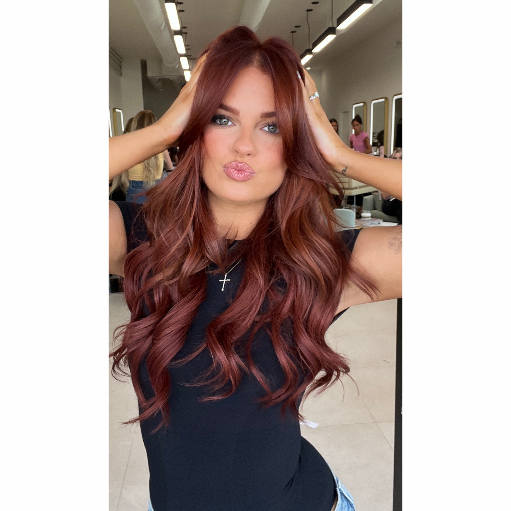 Red Velvet Individual Clipin Extensions