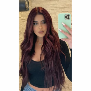 Red Velvet Clip in Extensions