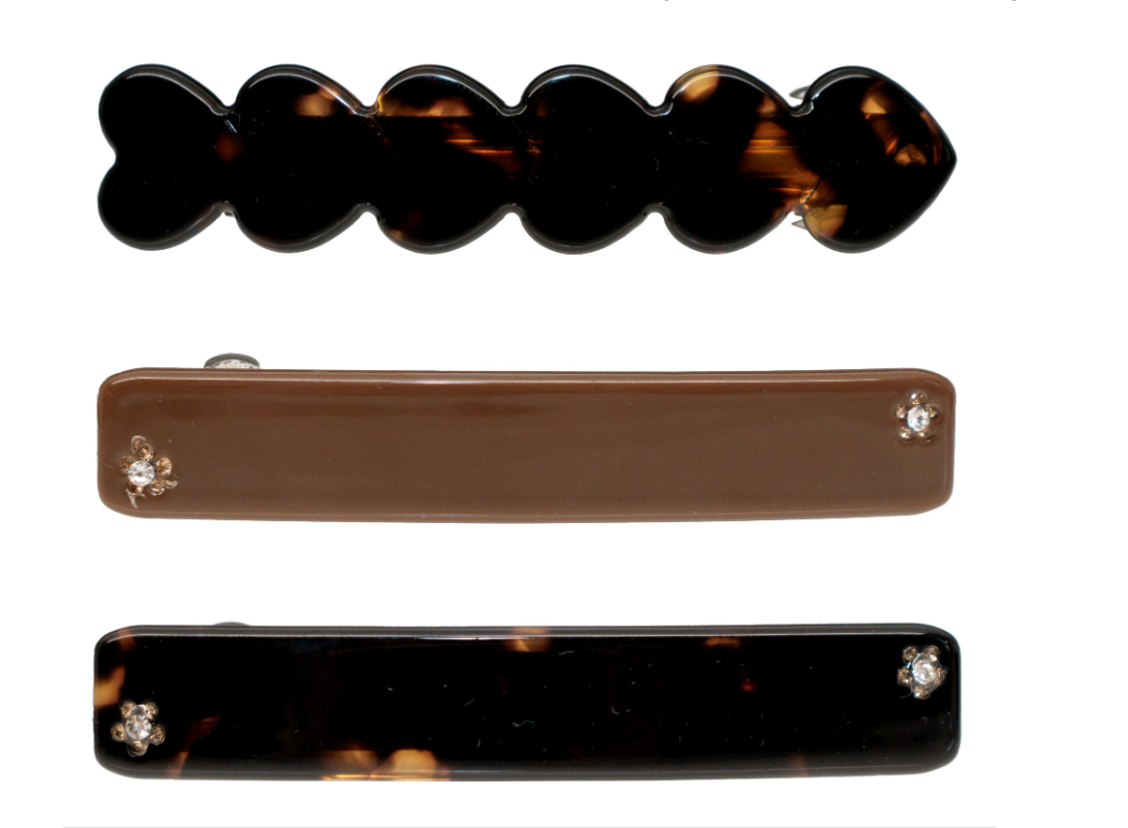 Emi Jay Barrette Set in Bear Hug
