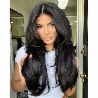 Dark Cocoa Clip in Extensions