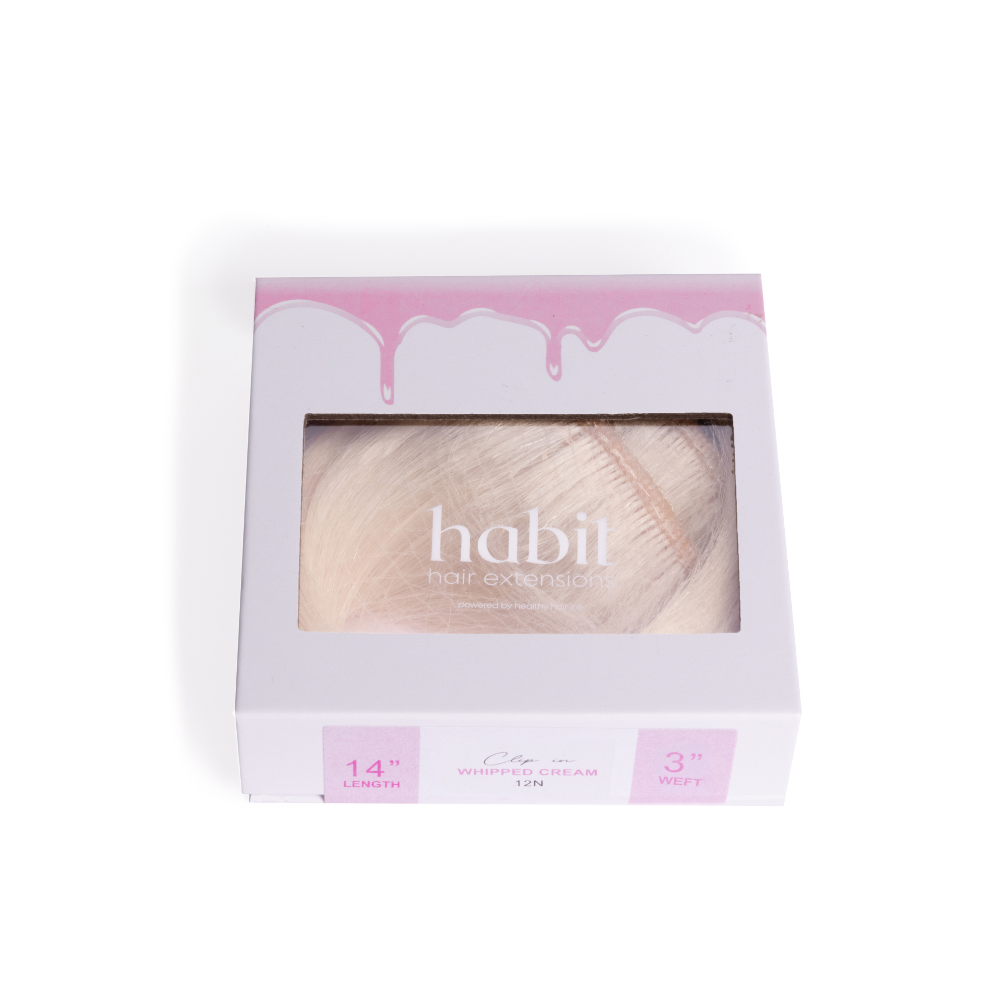 Whipped Cream Individual Clipin Extensions